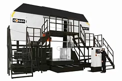 Высокопроизводительная полуавтоматическая двухколонная ленточная пила в Воронеже