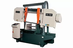 Полуавтоматическая гидравлическая портальная двухколонная ленточная пила - наклонная на 7,5 градусов в Воронеже