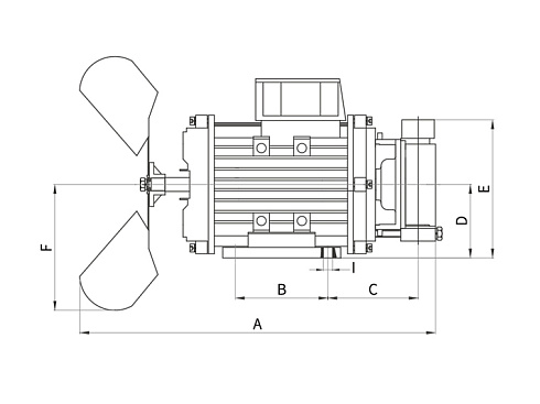 Маленький медный водяной масляный вихревой насос WD-021W в Воронеже
