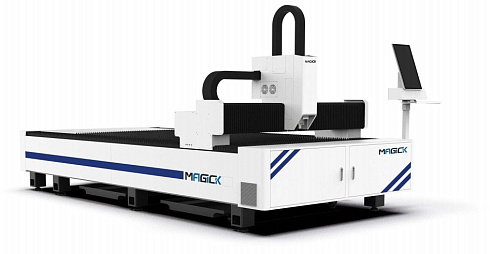 Открытый одно-платформенный волоконный лазерный станок для резки MK-S в Воронеже