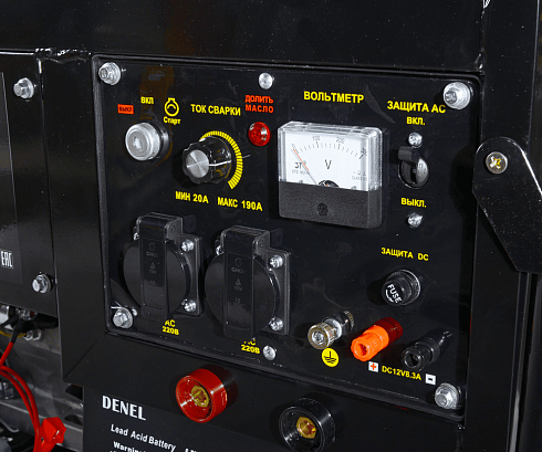 Портативный бензогенератор HUTER DY6500LXW (с функцией сварки)