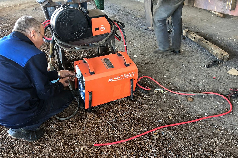 Испытания сварочного аппарата MIG 500